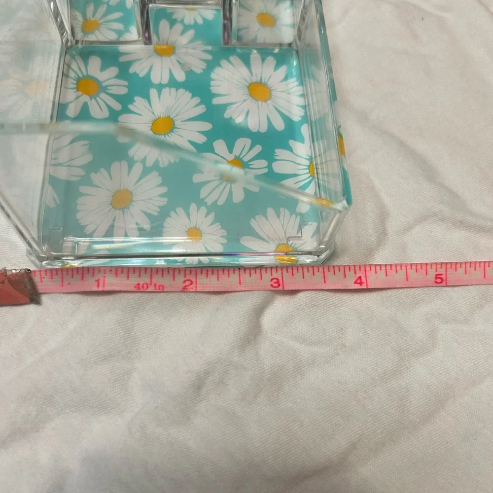 Sorbus Mini Organizer With 9 Slots- Daisy Print